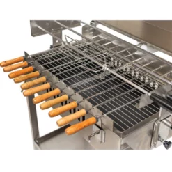 Hooded Cyprus Spit | Stainless Steel -AU BBQ Supplies Sales 2024 SP009 4