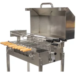 Hooded Cyprus Spit | Stainless Steel -AU BBQ Supplies Sales 2024 SP009 5