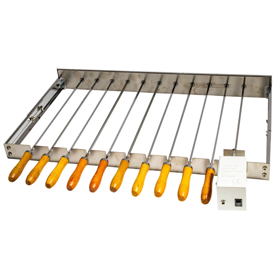 Kebab Skewers Attachment For BBQ - Stainless Steel 2 Kebab Skewers Attachment For BBQ - Stainless Steel - Image 2