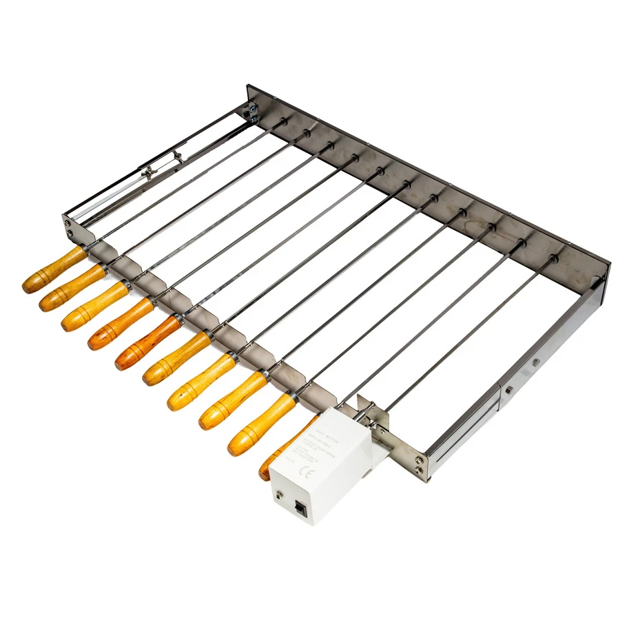 Kebab Skewers Attachment For BBQ - Stainless Steel 4 Kebab Skewers Attachment For BBQ - Stainless Steel - Image 4