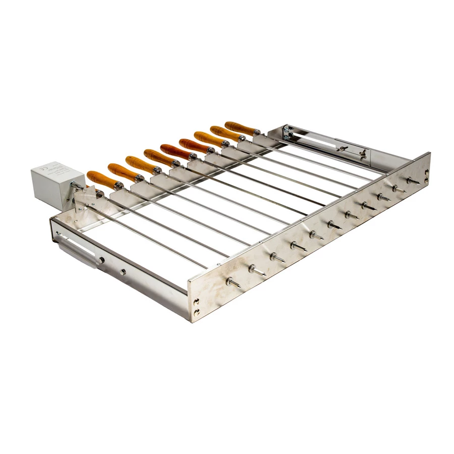 Kebab Skewers Attachment For BBQ - Stainless Steel 6 Kebab Skewers Attachment For BBQ - Stainless Steel - Image 6