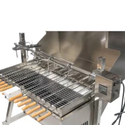 Stainless Steel Hooded Rotisserie & Cyprus Grill -AU BBQ Supplies Sales 2024 SPCY095 3