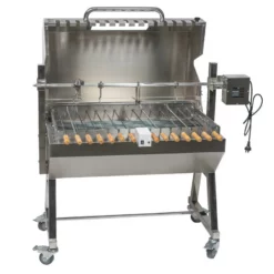 Stainless Steel Hooded Rotisserie & Cyprus Grill -AU BBQ Supplies Sales 2024 SPCY095 4