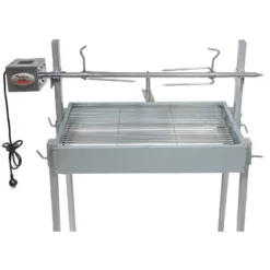Extendable Large Charcoal BBQ Spit Rotisserie - Flaming Coals -AU BBQ Supplies Sales 2024 sp007 5
